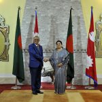 Rt. Hon. President Mrs. Bidya Devi Bhandari Meeting with His Excellency Mr. Md. Abdul Hamid, President of the People’s Republic of Bangladesh