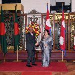 Official Banquet hosted by Rt. Hon. President Mrs. Bidya Devi Bhandari in Honor of His Excellency Mr. Md. Abdul Hamid, President of the People’s Republic of Bangladesh