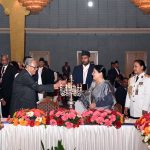 Official Banquet hosted by Rt. Hon. President Mrs. Bidya Devi Bhandari in Honor of His Excellency Mr. Md. Abdul Hamid, President of the People’s Republic of Bangladesh