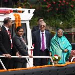 His Excellency Mr. Md. Abdul Hamid, President of the People’s Republic of Bangladesh Boating at Fewa Lake, Pokhara