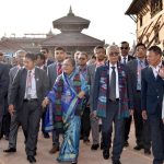 His Excellency Mr. Md. Abdul Hamid, President of the People’s Republic of Bangladesh Excursion around Bhaktapur Darbar Square